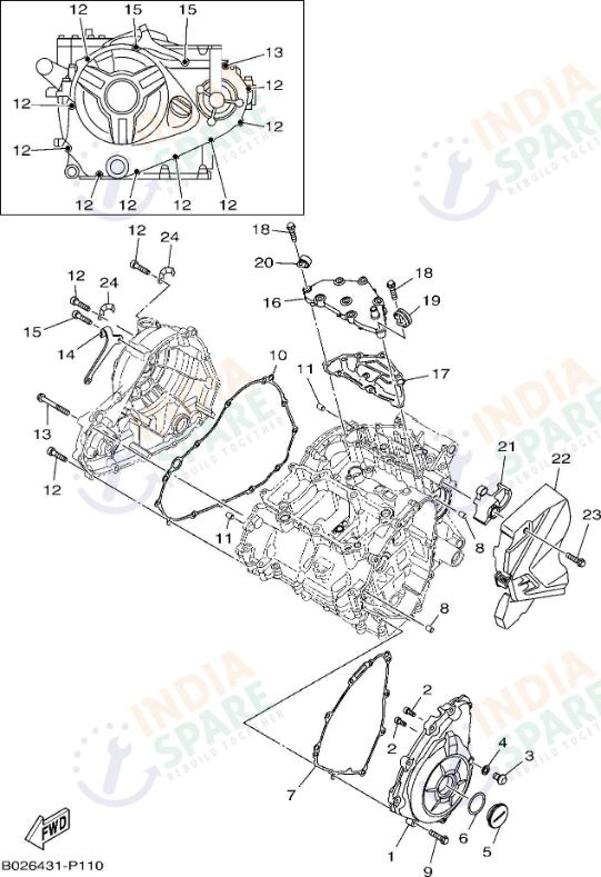 CRANKCASE COVER 1